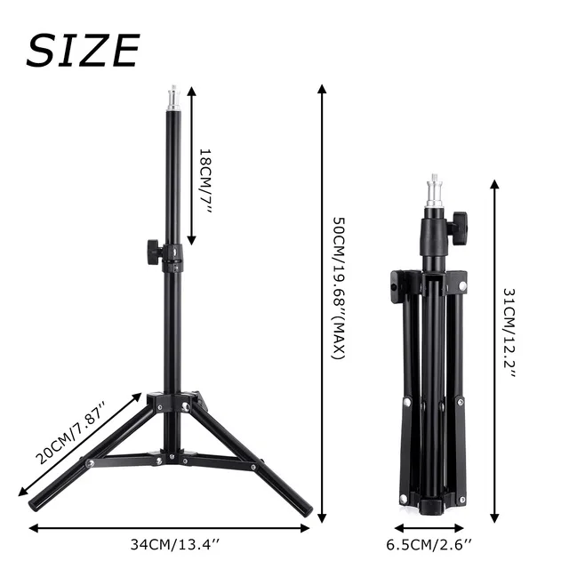 LED Selfie Ring Lighting Photographic Selfie Ring Lamp USB Remote Fill light With Tripods Stand Holder For Video Live Recording