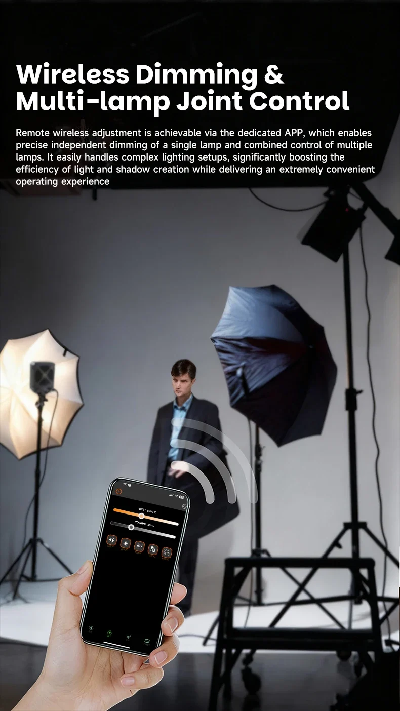 Miaotu RGB Photography Light G230W G330W Portable LED Video Lamp 2800K-6500K Studio Live Fill Light
