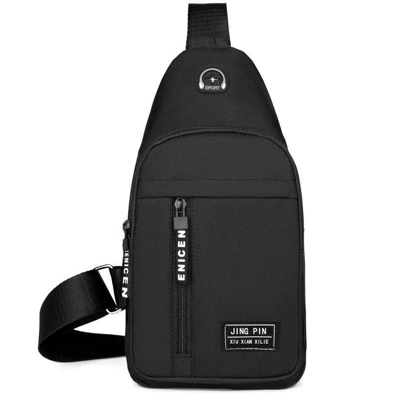 New Men Shoulder Bags Chest Bag Multifuncional Crossbody Bags Travel Sling Bag