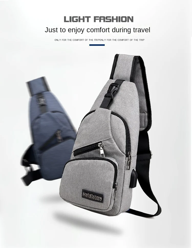 Fashion Casual Crossbody Bag Small Men's Shoulder Bag Men Diagonal Backpack Messenger Phone Bag Boy Fanny Chest Pack New