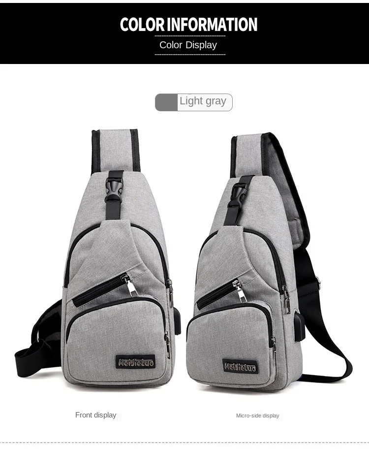 Fashion Casual Crossbody Bag Small Men's Shoulder Bag Men Diagonal Backpack Messenger Phone Bag Boy Fanny Chest Pack New