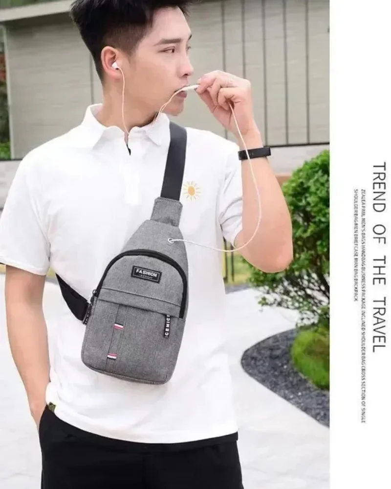 Men's Waterproof Fanny Pack with Adjustable Strap for Outdoor Activities Large Capacity Travel Running Hiking Cycling