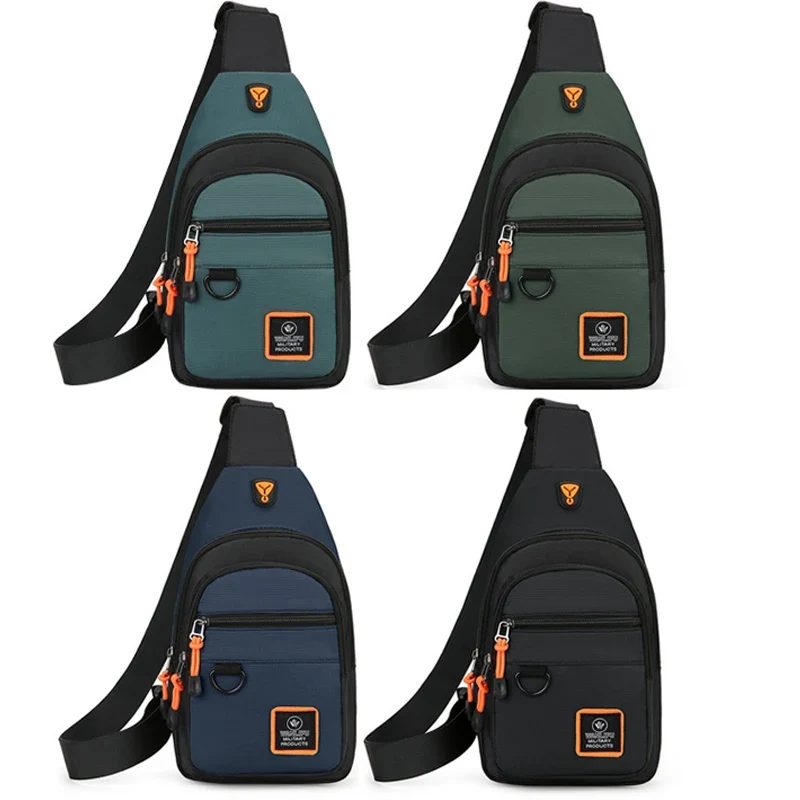 Men's leisure outdoor hiking bike shoulder bag, waterproof sports crossbody bag, travel backpack, men's chest bag, shoulder bag