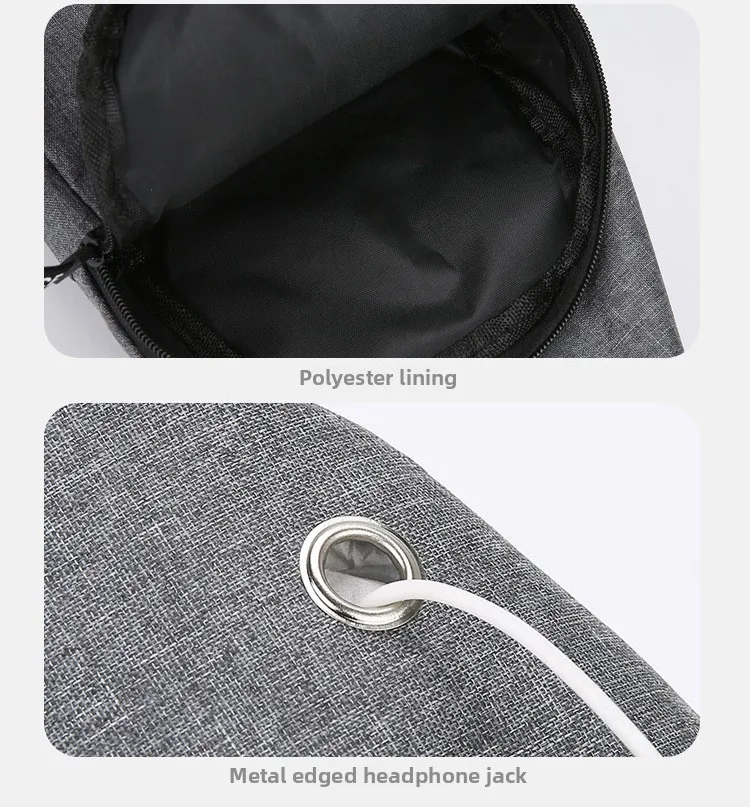 CAOX Men's Waterproof Large Capacity Fanny Pack, Adjustable Strap For Outdoor Activities, Travel Running, Hiking, And Cycling