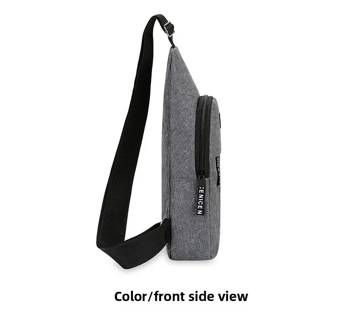 CAOX Men's Waterproof Large Capacity Fanny Pack, Adjustable Strap For Outdoor Activities, Travel Running, Hiking, And Cycling