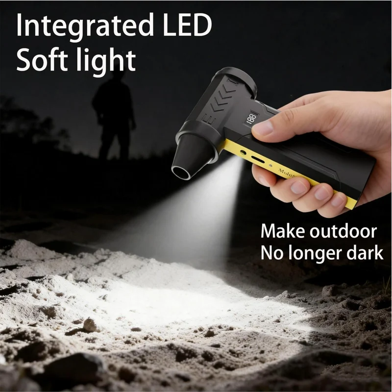 High-Speed Turbo Electric Portable Cooler Air 160000 RPM Rechargeable Powerful Violent Dust Blower Brushless Motor
