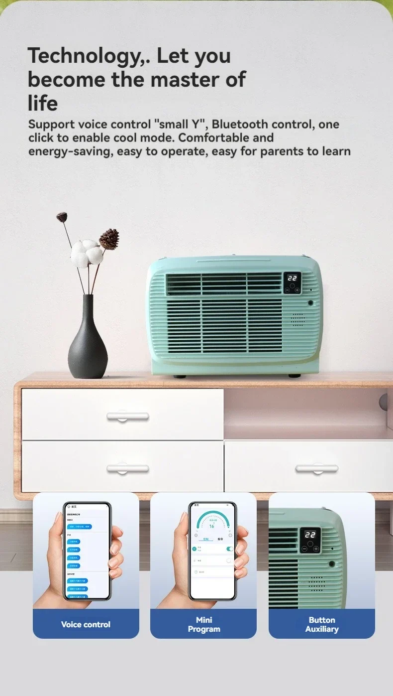 Portable Mobile Air Conditioner Hot Selling Upgrade 650W Refrigeration Outdoor Camping Tent Small Air Conditioner
