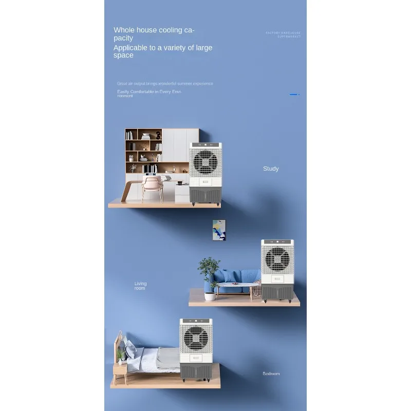 Portable 20L-30L Air Conditioner Cooling Machine with 220V Motor Providing Comfort and Convenience