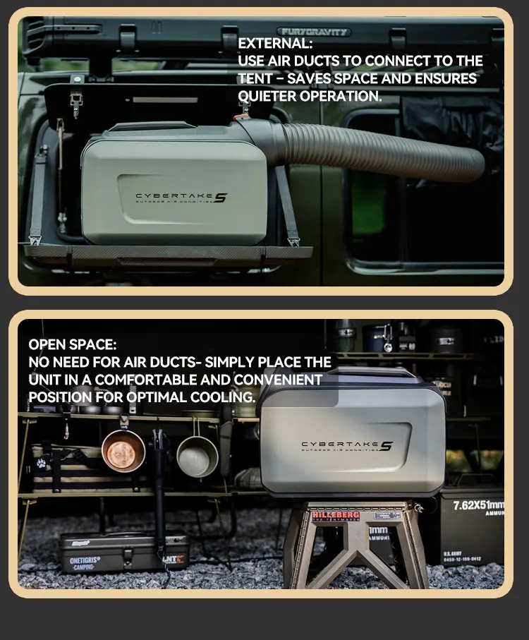 Inverter Mobile Air Conditioner Low Power Cooling for Camping RVs Home Use Emergency Tool