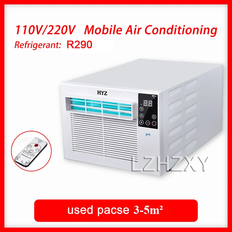 Home Portable Mobile Air Conditioning Dehumidification Desktop Mini Cooling Only Machine Free Installation with Remote Control