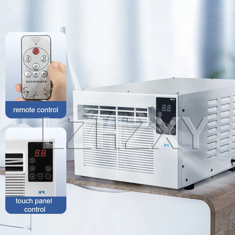 Home Portable Mobile Air Conditioning Dehumidification Desktop Mini Cooling Only Machine Free Installation with Remote Control
