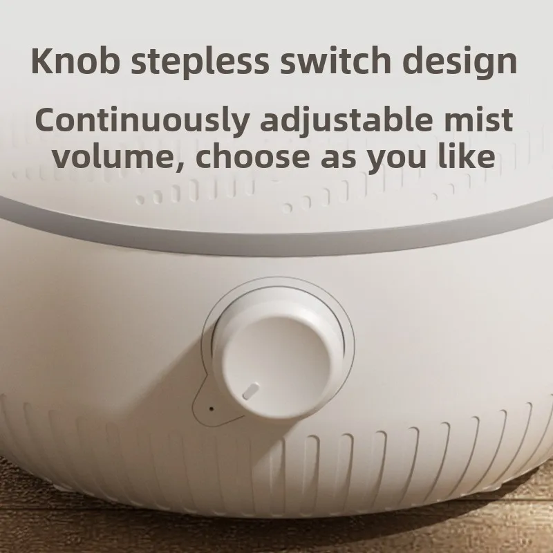 5L Large Capacity Air Humidifier Smart Humidifier with Rotating Mist Auto Shut-Off High Fequency Humidifier Ultra Quiet for Home