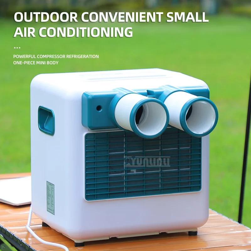 220V Mobile Air Conditioning Machine Free Installation Air Conditioner Small Camping Climatisation Cooling Machine