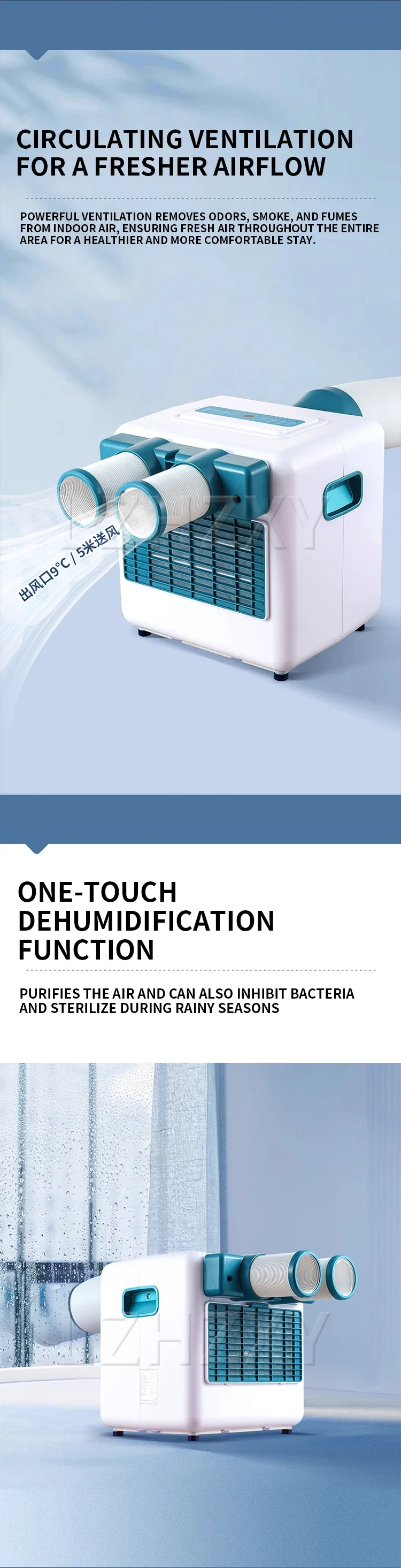 Outdoor Mobile Air Conditioning Refrigeration All in One No Installation Required Truck Mounted AC Unit