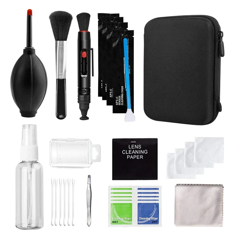 47pcs Camera Cleaner Kit DSLR Lens Digital Camera Sensor Cleaning for Mobile PC