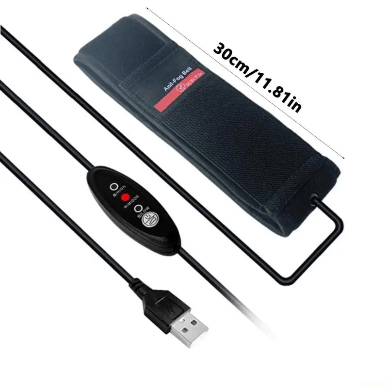 B03F Intelligent Constant Temperature Anti Fog Band for Camera Lens 300mm Length Prevents Lens Condensation Effectively