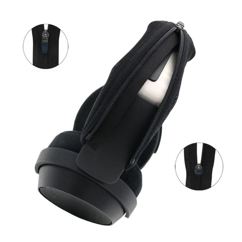 Ergonomic Headband Cushion Sleeve Replacement for HD490 Professional Headphone Stretchable Fabric Pressure Relief