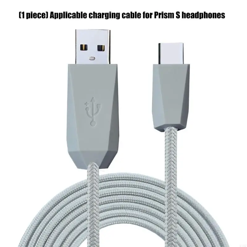 PVC Replacement Charging Cable For ROG DeltaS Headphones Data Cord 180cm K1KF