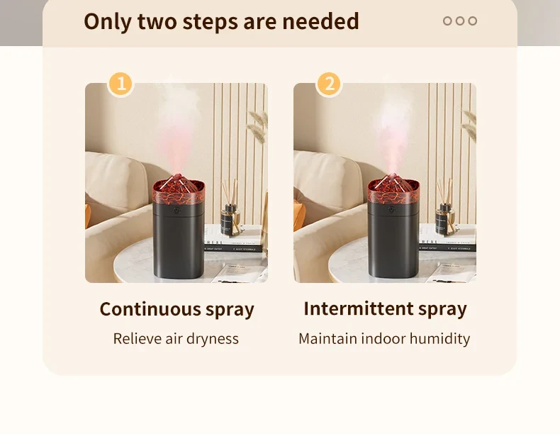A25 small square campfire humidifier