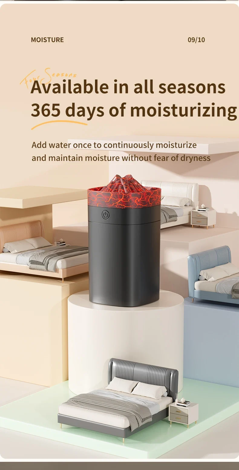 A25 small square campfire humidifier