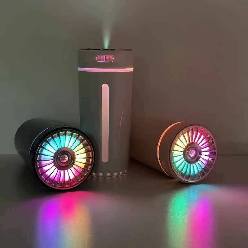 Wireless Car Air Humidifier Portable 300ML or USB Diffuser Mist Maker for Home Bedroom with RGB LED Colorful Lights