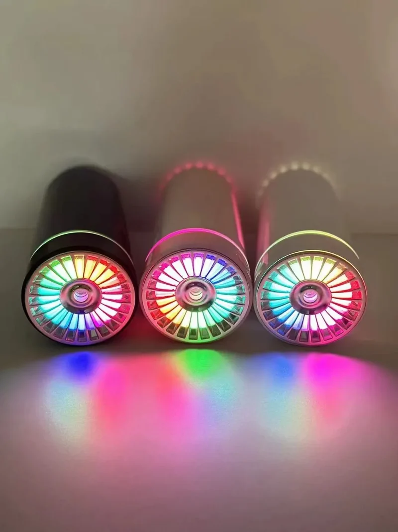 Wireless Car Air Humidifier Portable 300ML or USB Diffuser Mist Maker for Home Bedroom with RGB LED Colorful Lights