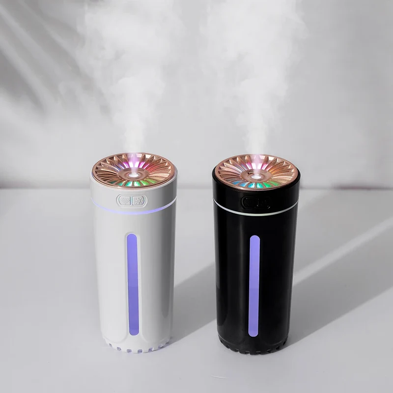 Wireless Car Air Humidifier Portable 300ML or USB Diffuser Mist Maker for Home Bedroom with RGB LED Colorful Lights