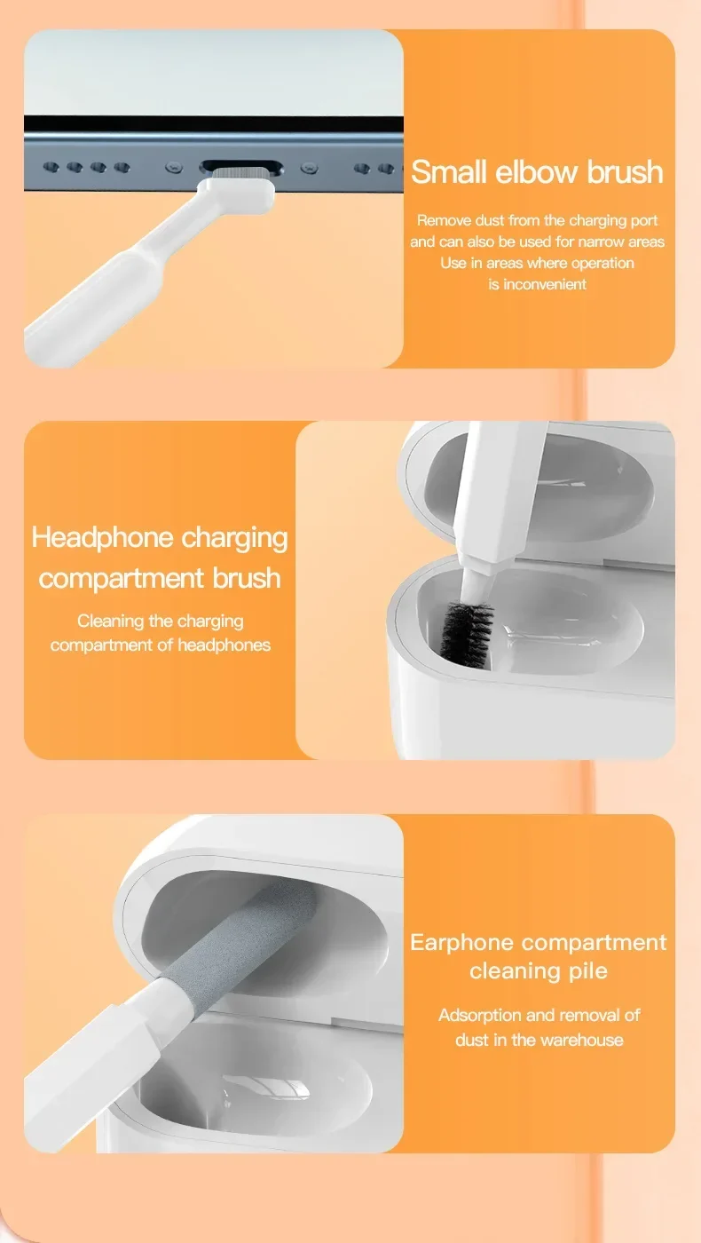 20 in 1 Multi-Functional Digital Camera Headset Mobile Phone Laptop Keyboard Cleaning Tool Set Cleaning Brush Clean Pen