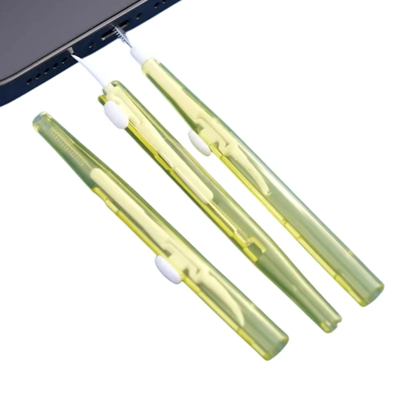 USB C Charging Port Universal Mini Cleaning Brush Metal Dust Plug Removal Cleaner Kit For phone Earphone Clean
