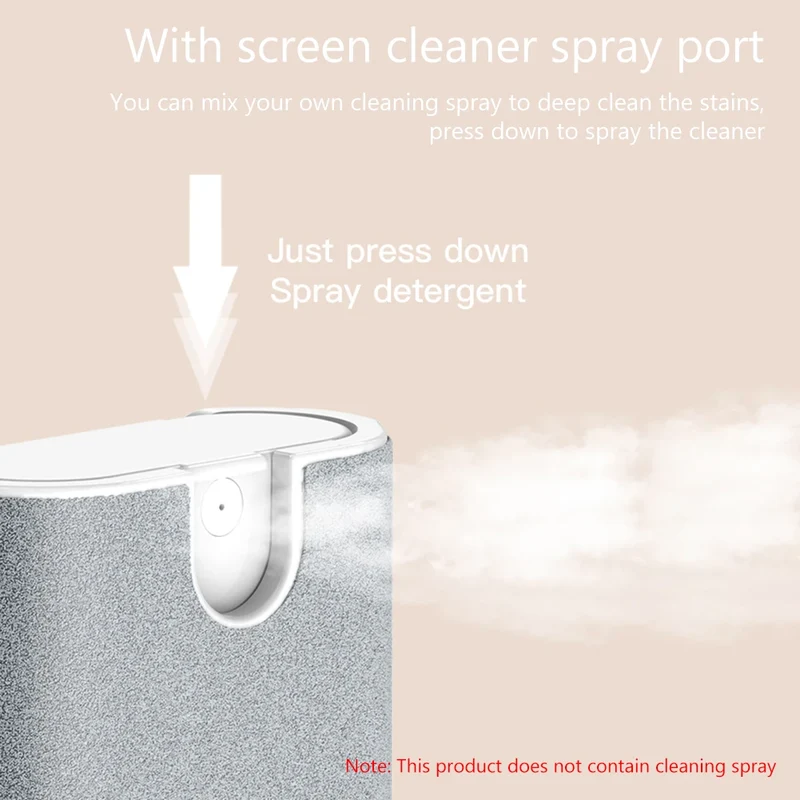 5 in 1 Phone Screen Cleaning Tools with Spray Port Portable Earphone Cleaning Pen Multifunctional Accessories for Airpods 3