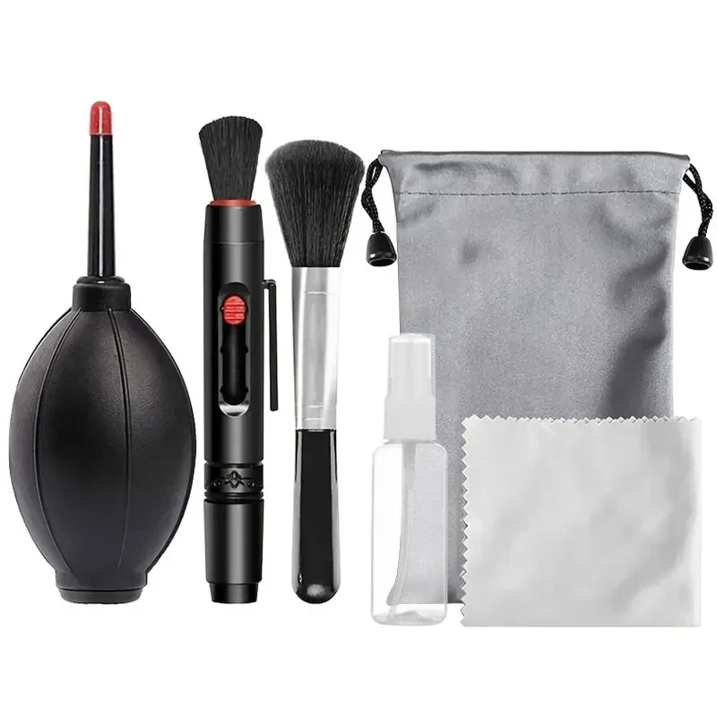 6in1 Digital Mirrorless Camera Cleaning Set Laptop Screen Keyboard Air Blowing Suitable For Canon Nikon Lens Cloth Cleaning Sets