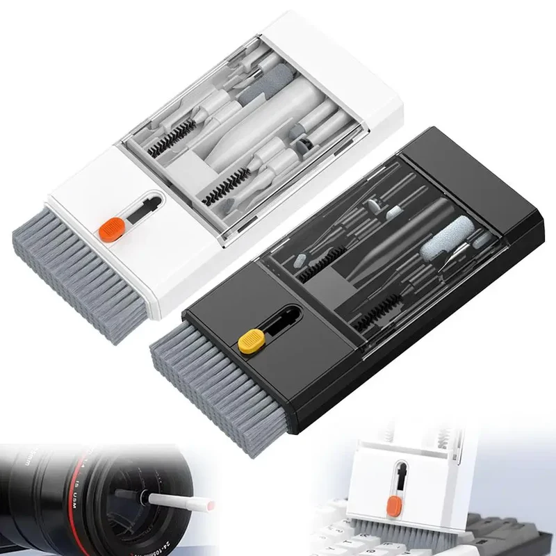 New 22-in-1 Multi-Functional Cleaning Kit 1 Step Deep Clean Set Keyboard Brush Earphone Screen Cleaner Electronics Accessories