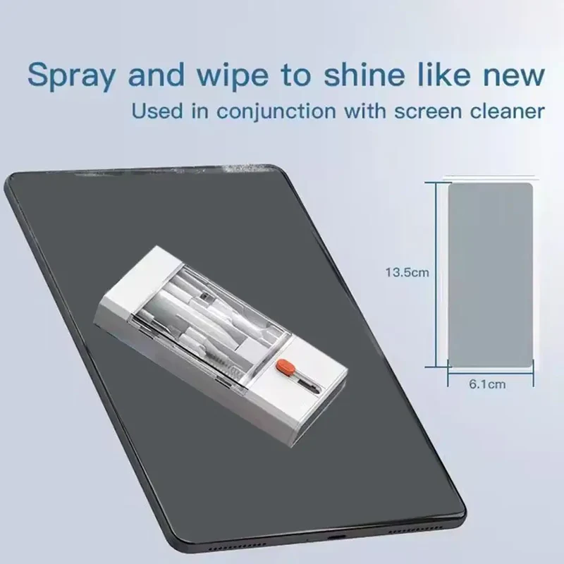 New 22-in-1 Multi-Functional Cleaning Kit 1 Step Deep Clean Set Keyboard Brush Earphone Screen Cleaner Electronics Accessories