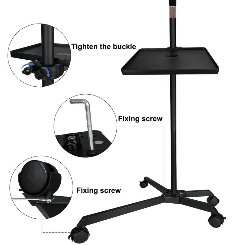 20inch Half Moon Light 36W 3200K-5600K Eyelash LED Floor Light Adjust Angle Eyelash Extension Lamp for Beauty Skincare Eyebrows
