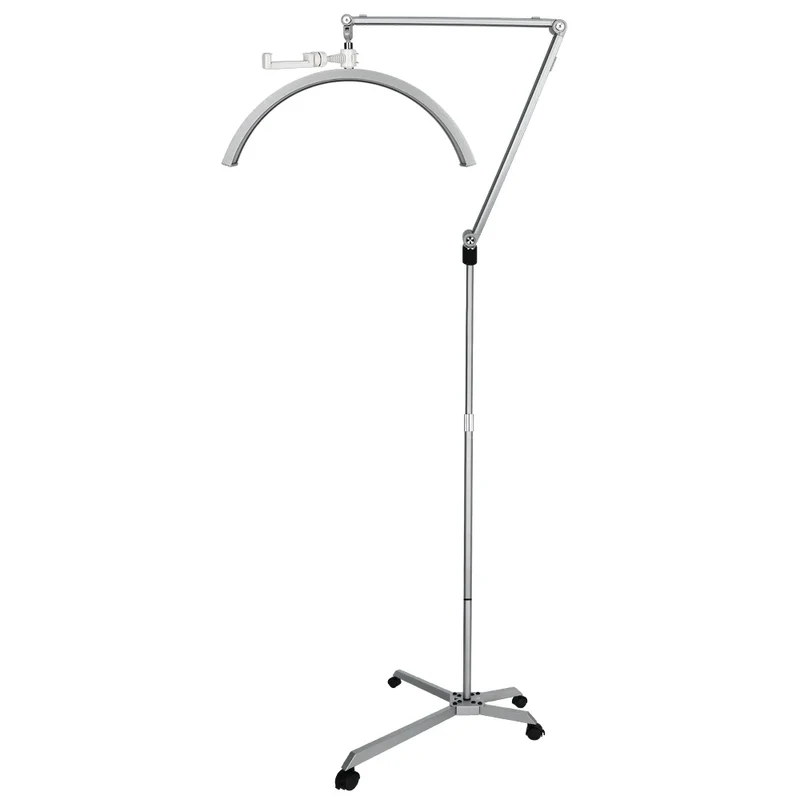 20inch Half Moon Light 36W 3200K-5600K Eyelash LED Floor Light Adjust Angle Eyelash Extension Lamp for Beauty Skincare Eyebrows