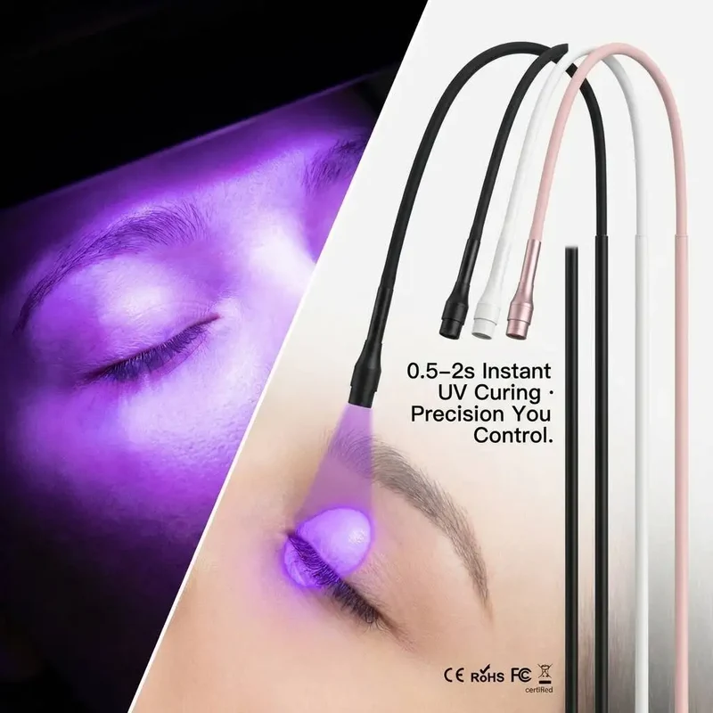 10W Lash UV Curing Lamp Floor with Foot Switch False Eyelash Extension Nail Dryer Grafting Glue Fast Curing Light