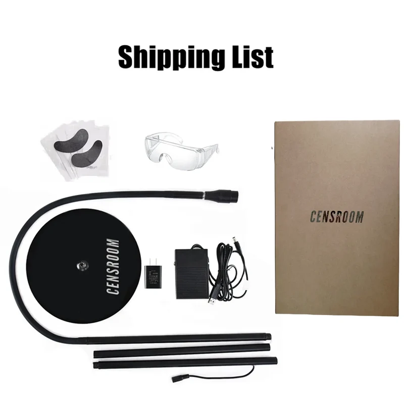 10W Lash UV Curing Lamp Floor with Foot Switch False Eyelash Extension Nail Dryer Grafting Glue Fast Curing Light