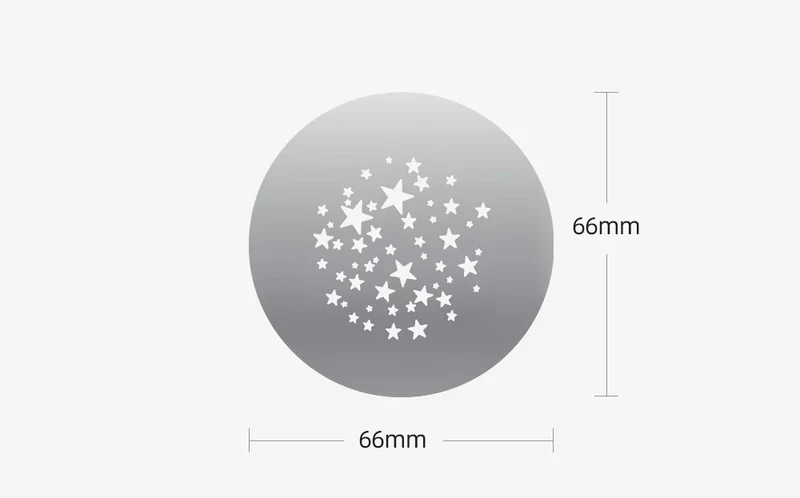 SOONPHO Conical Snoots Graphic Cards for OT1 OT1PRO Projection Film DIY Shape Insert Photography Background Match Godox Lights