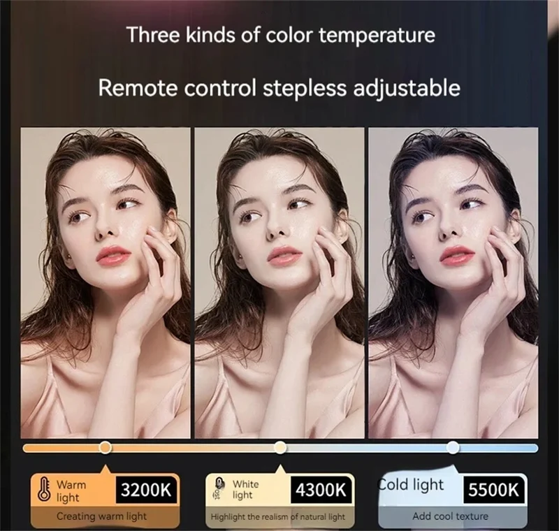 FANGTUOSI NEW RGB Video Light With Display Screen Mini Fill Camera Light Selfie Lighting Rechargeable Dimmable Hot shoe mouth