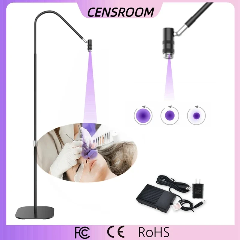 UV Lash Lamp for Eyelashes Extension Eyelash Glue Cure LED Lamp Beauty Polish Gel Fast Dryer Curing Light