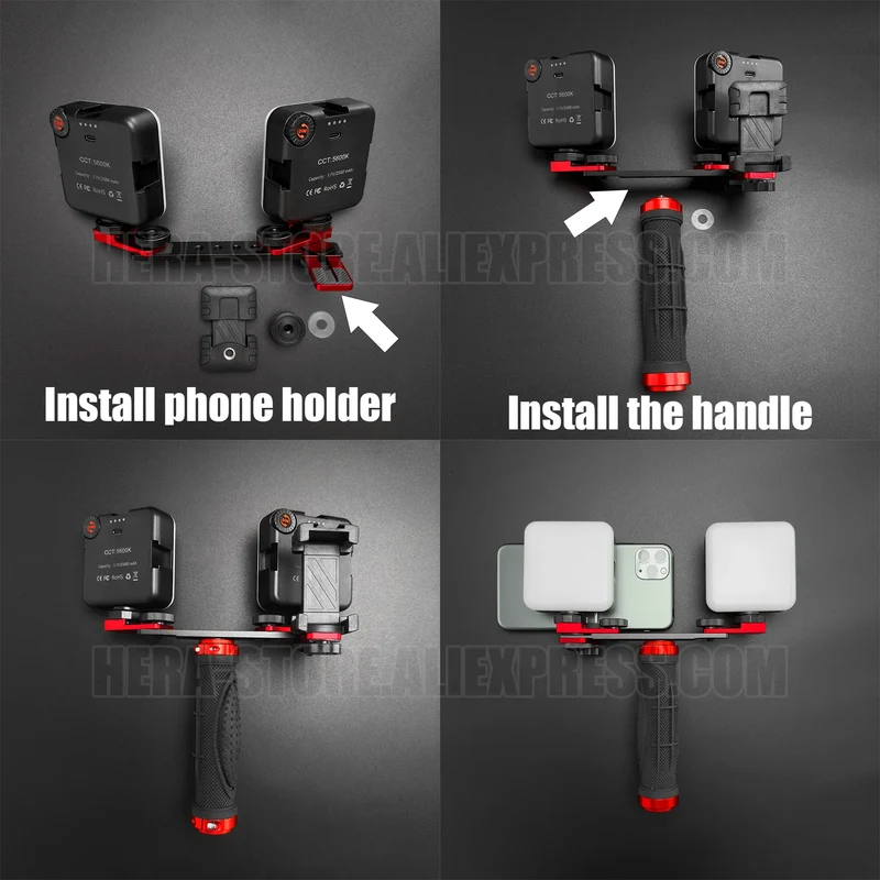 Mobile Photography LED Light Phone Photo Video Flashlight Lighting for Macro, Nail, Manicure Makeup Photography
