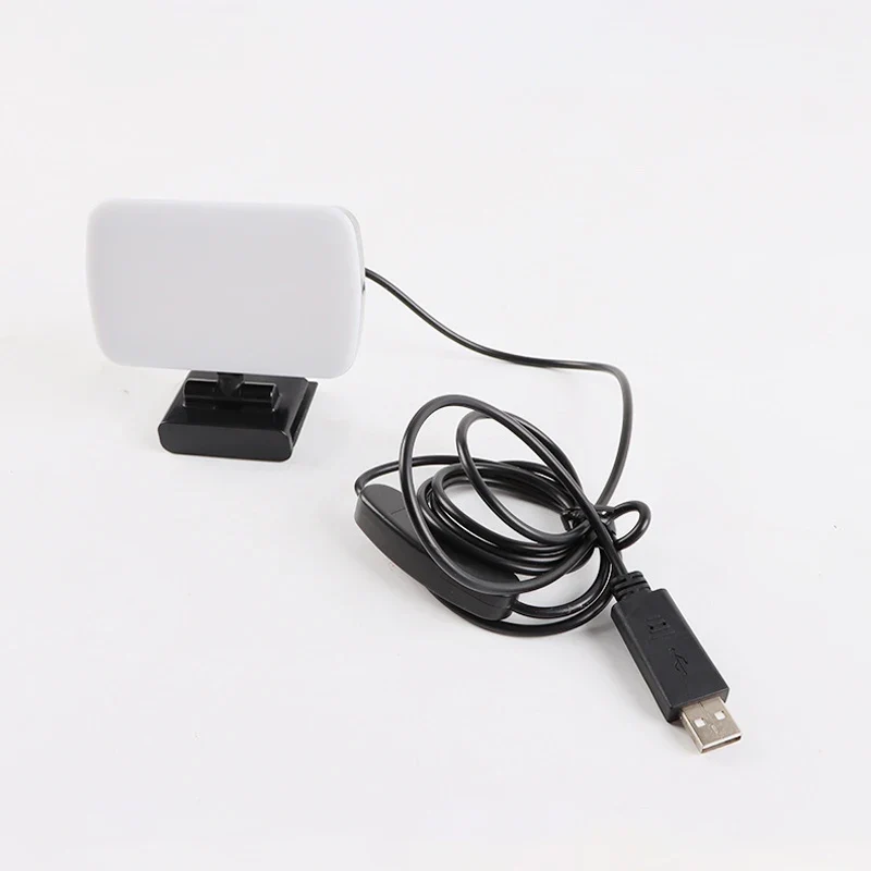 2026 Video Conference 6500K Portable LED Video Light Laptop Computer Webcam Light Zoom Call Lighting Clip for Live Streaming