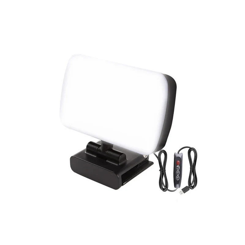2026 Video Conference 6500K Portable LED Video Light Laptop Computer Webcam Light Zoom Call Lighting Clip for Live Streaming