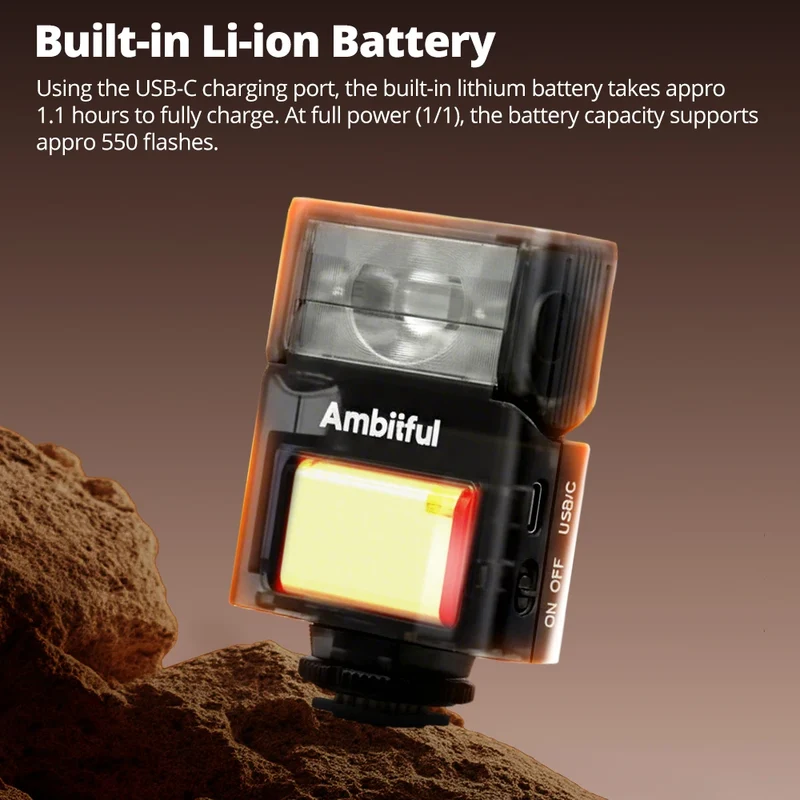 AMBITFUL AF10 Mini Camera Flash Speedlite On-top Flashlight For Sony Canon PENTAX Nikon FUJIFILM OLYMPUS