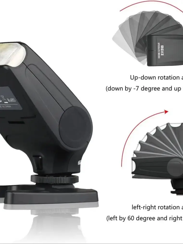 Meike MK320 For Nikon TTL Camera Flash fits Nikon DSLR D600 D610 D700 D750 D810 D800 D3300 D5200 D5300 D5500 D7000 D7100 D7200