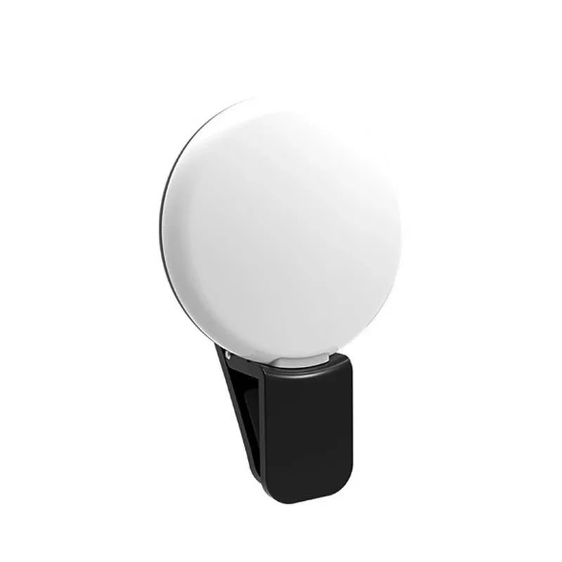 Mini Selfie Ring Light LED Flash Phone Lens Light USB Rechargeable Clip Mobile Phone Fill Lamp Women Selfie Lights