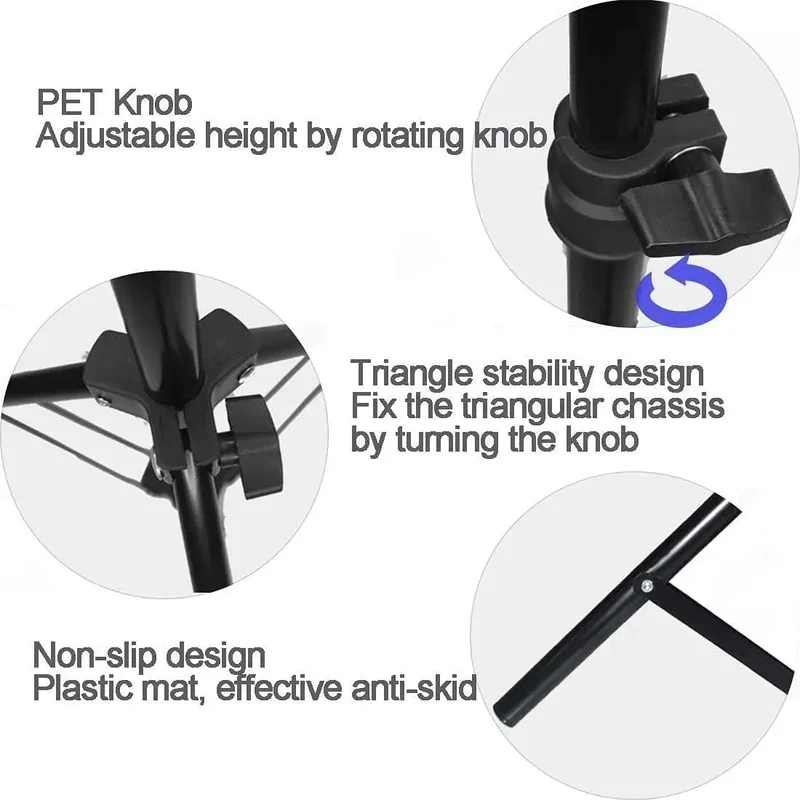 Xiaohui 50cm-160cm Universal Portable Bracket for HY300 Mini Projector Tripod Stand Mount Max load-bearing 3.3 pounds