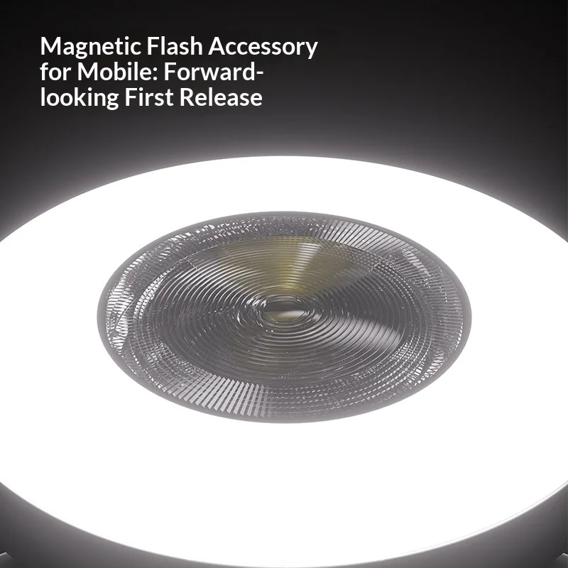For Oppo Hasselblad Professional Magnetic Flash Light Super Brightening Unique One Click Exposure Continuous Flashing CCD Style