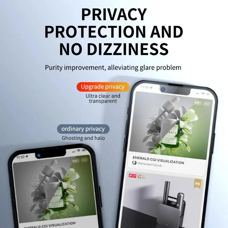 5Pcs Full Cover Anti Spy Screen Protector for iPhone 17 16 12 13 14 15 PRO MAX 14 Plus Tempered Glass Privacy 15 Plus 16 Pro Max