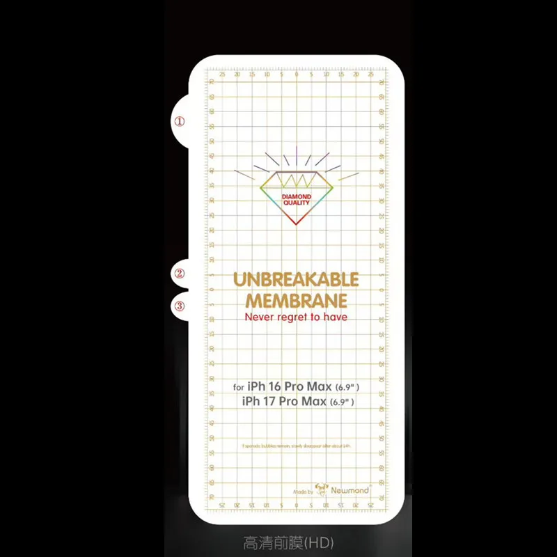 2pcs/set HD Matte Transparent Soft Hydrogel Film Screen Protector for iPhone 17 Air Pro Max Front Back UNBreakable Membrane Film